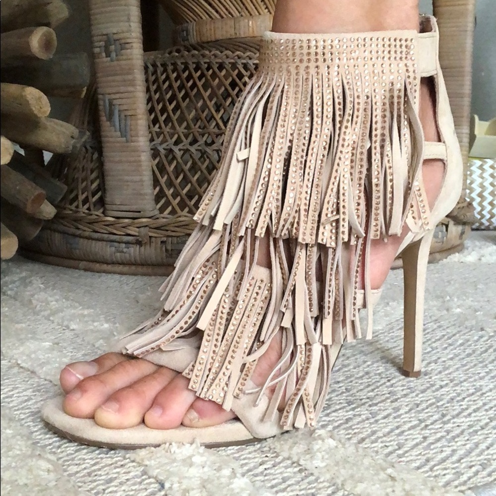 Steve Madden fringe heels